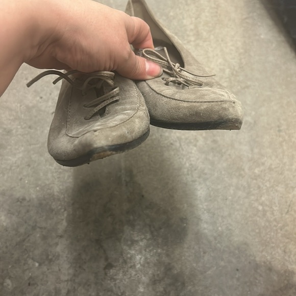 Furla pointy toe kitten heels suede shoes - Picture 6 of 6